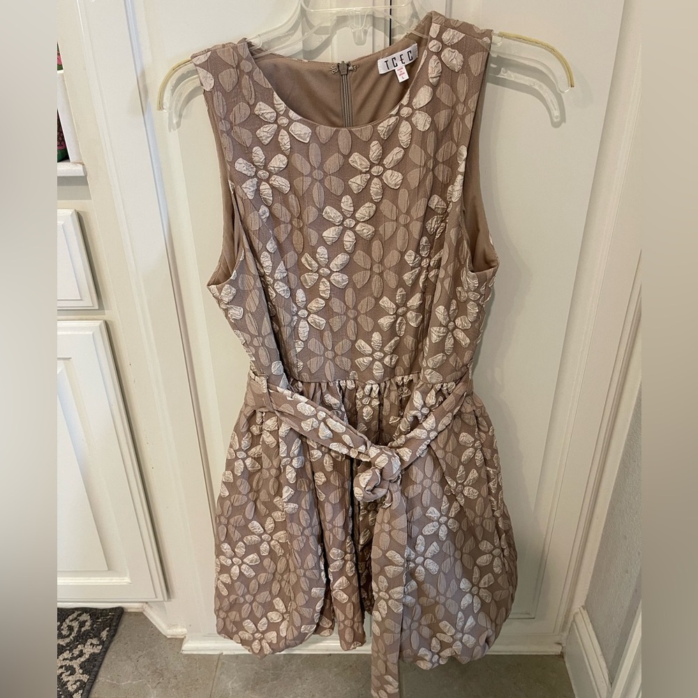TCEC Beige Floral Dress